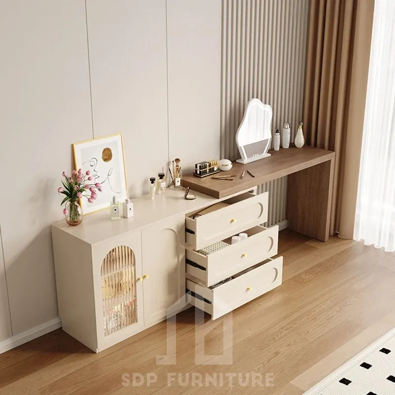 Bàn Trang Điểm Kết Hợp Bàn Làm Việc Tiện Lợi Hiện Đại 8