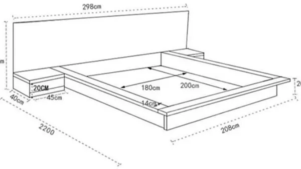 bản vẽ chi tiết giường ngủ 6