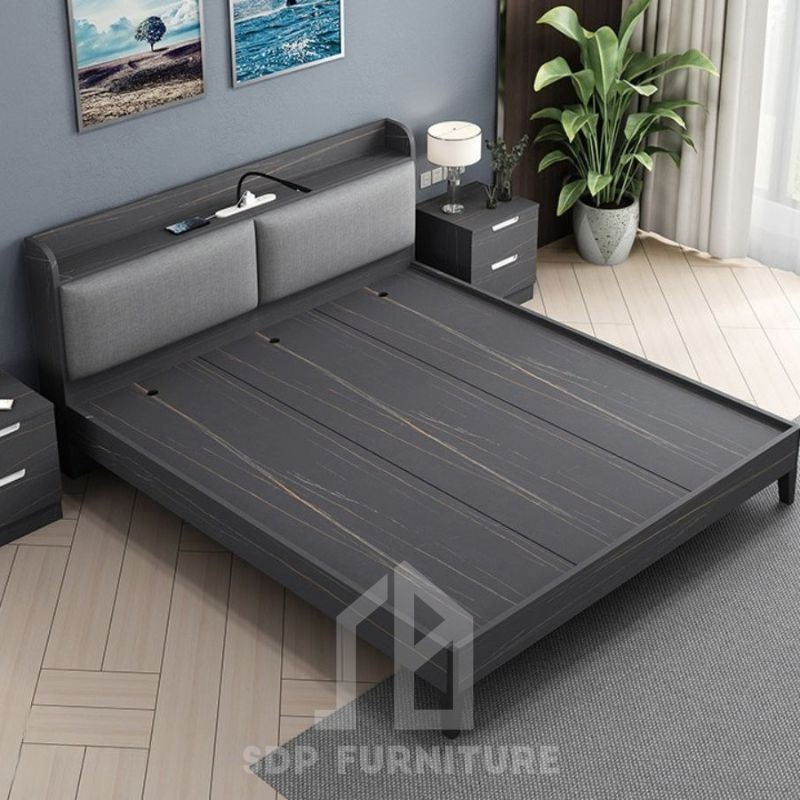 giường gỗ công nghiệp 20