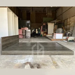 Giường Ngủ Bệt Giá Rẻ Gỗ Công Nghiệp Màu Xanh Rêu 1