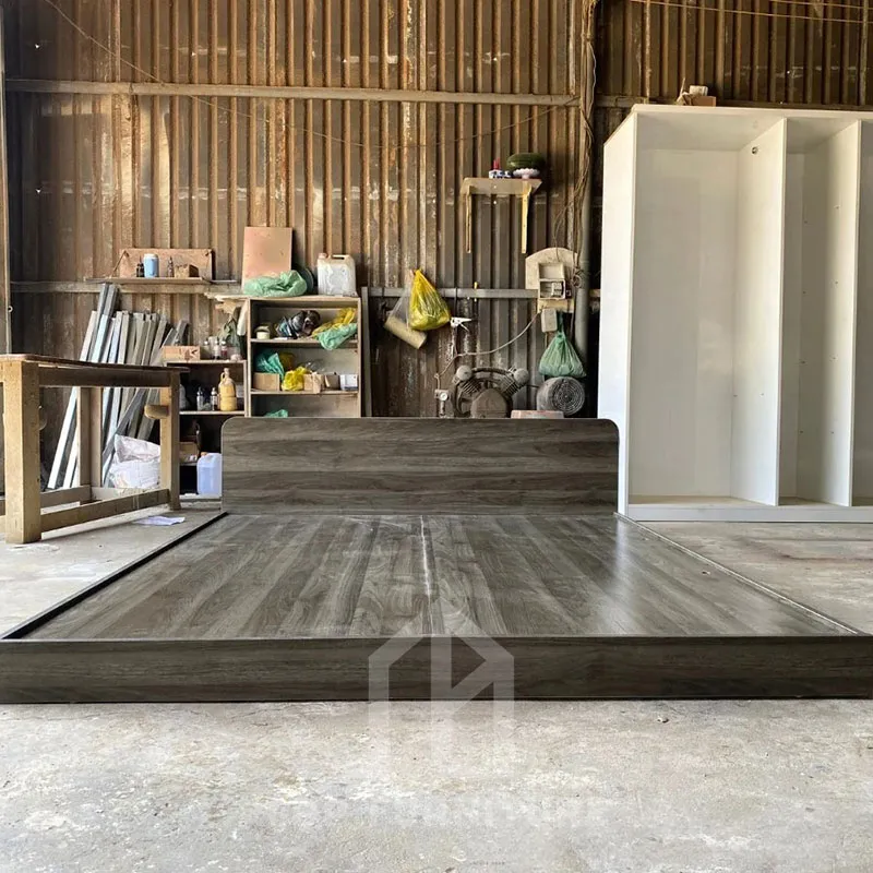 Giường Ngủ Bệt Giá Rẻ Gỗ Công Nghiệp Màu Xanh Rêu 4 Giường Ngủ Bệt Giá Rẻ Gỗ Công Nghiệp Màu Xanh Rêu 4