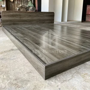 Giường Ngủ Bệt Giá Rẻ Gỗ Công Nghiệp Màu Xanh Rêu 7