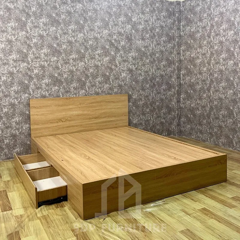 Giường Ngủ Gỗ Công Nghiệp Có Ngăn Kéo Tiện Nghi Giá Tốt 6