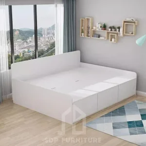 Giường Ngủ Gỗ Công Nghiệp Thiết Kế Ngăn Kéo Thông Minh 5