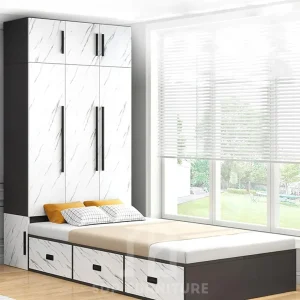 Giường Ngủ Kết Hợp Tủ Quần Áo Thông Minh Đẹp Tiện Lợi 6