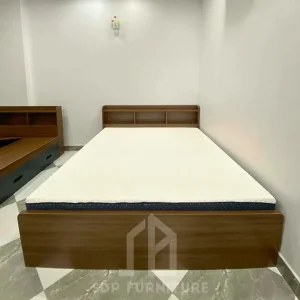 Giường Ngủ Thông Minh Gỗ MDF Màu Nâu Vân Gỗ 6