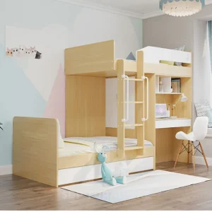 Giường tầng bàn học cạnh giường