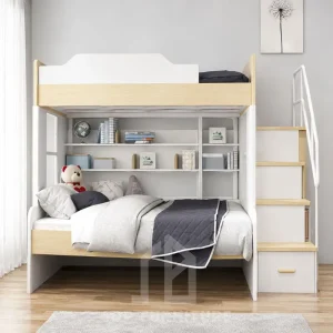Giường tầng cầu thang tủ mini 2