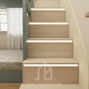 Giường tầng cho bé thiết kế đơn giản đẹp mắt giá ưu đãi 2