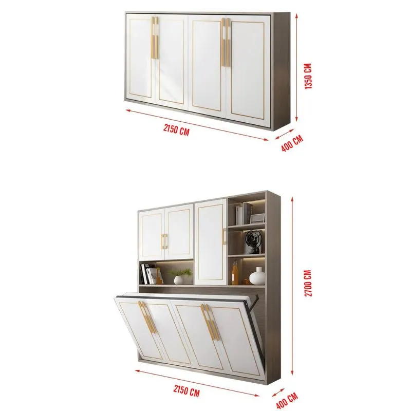 Giường Thông Minh Kết Hợp Ngăn Tủ Quần Áo Tiện Lợi 1
