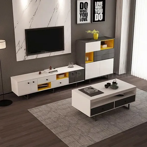 Kệ tivi kèm tủ giày phong cách tối giản Kệ tivi kiêm tủ giày 13