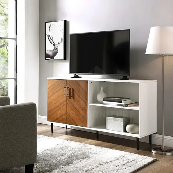 Hướng dẫn vệ sinh tủ giày kèm kệ tivi đúng cách Kệ tivi kiêm tủ giày 22