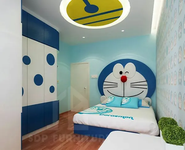 Vì sao nên chọn giường ngủ doraemon cho bé yêu Giuong ngu doraemon 2