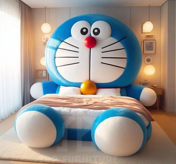 Lựa chọn giường doremon có chất liệu phù hợp, đảm bảo an toàn cho bé Giường ngủ doremon 2