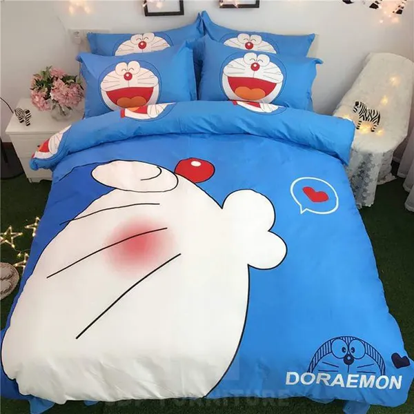 Bộ giường Doraemon làm từ chất liệu cao cấp, mềm mại Giường doremon 12