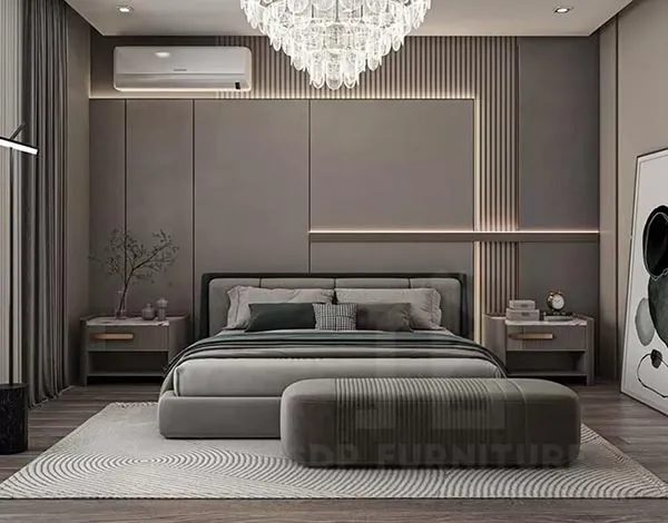 Giường 2mx2m2 thiết kế sang trọng, hiện đại cho không gian phòng ngủ Giường 2mx2m2