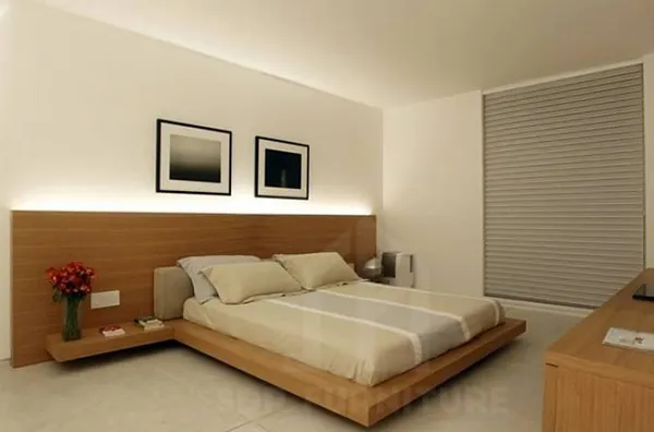 Giường size king gỗ công nghiệp tiết kiệm chi phí, dễ dàng vệ sinh giường king size 7