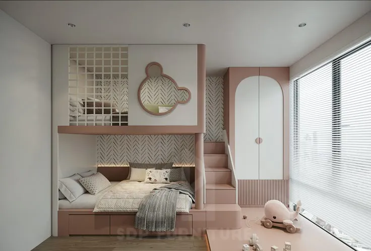 Mẫu giường ngủ hình ngôi nhà mang lại không gian ngủ sáng tạo cho bé giường ngủ hình ngôi nhà cho bé 1