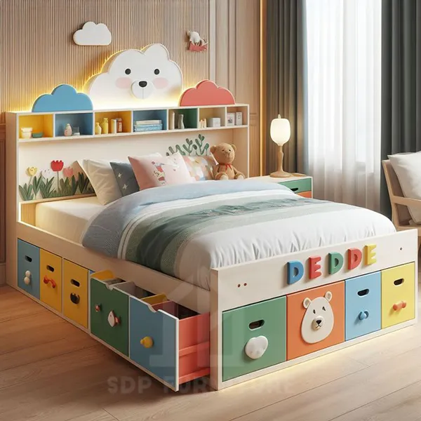 giường ngủ trẻ em bằng gỗ 8