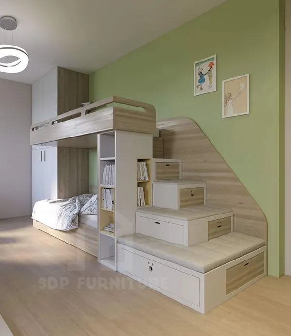 giường ngủ trẻ em bằng gỗ 4