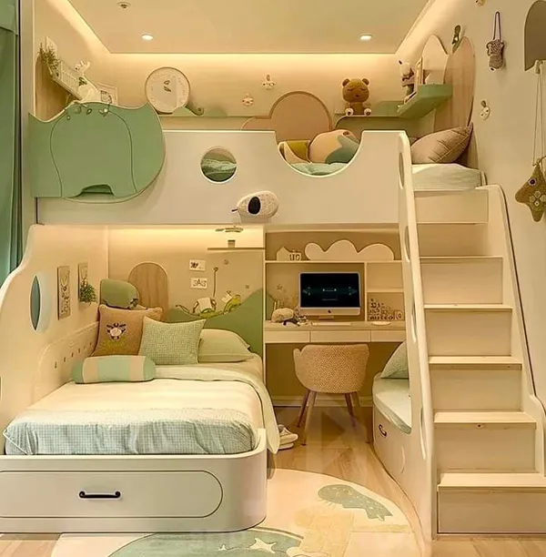 giường ngủ trẻ em bằng gỗ 7
