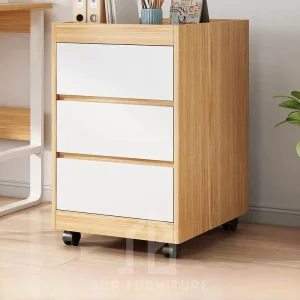 Tủ Đầu Giường Gỗ Ép Gắn Bánh Xe Đa Dạng Mẫu Mã 2