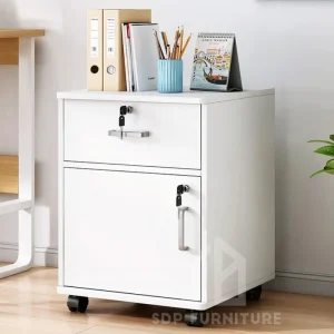 Tủ Đầu Giường Gỗ Ép Gắn Bánh Xe Đa Dạng Mẫu Mã 6