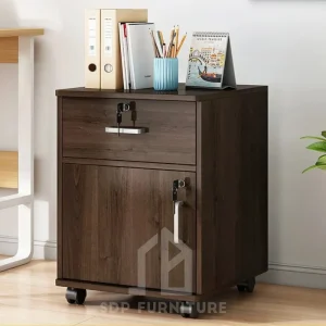 Tủ Đầu Giường Gỗ Ép Gắn Bánh Xe Đa Dạng Mẫu Mã 8