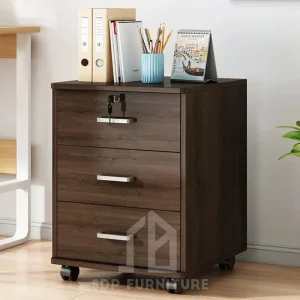 Tủ Đầu Giường Gỗ Ép Gắn Bánh Xe Đa Dạng Mẫu Mã 9