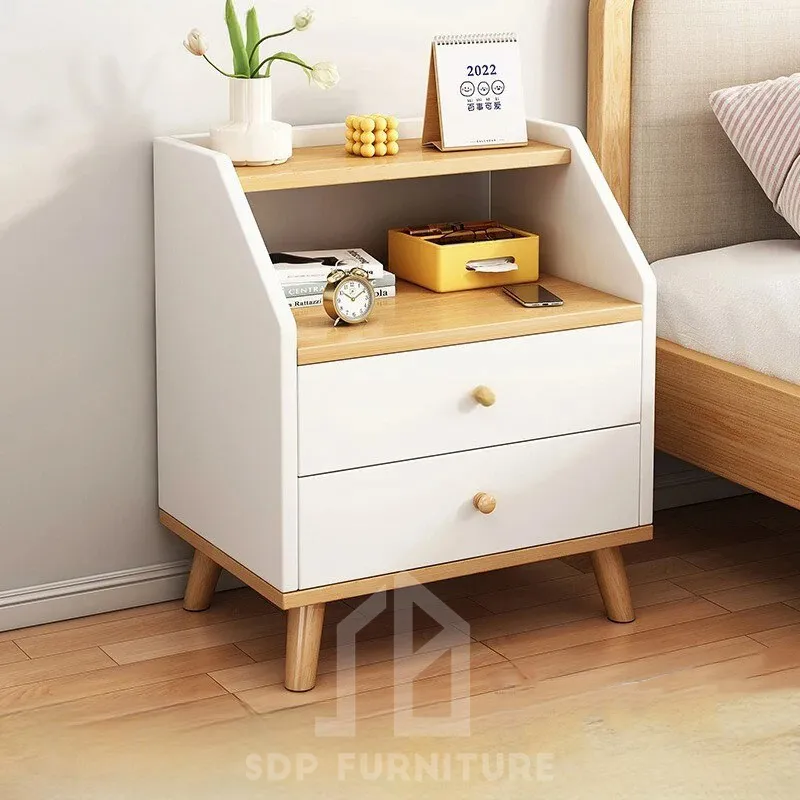 Tủ Đầu Giường Gỗ MDF 4 Chân Gỗ Thiết Kế Hiện Đại Giá Tốt 2