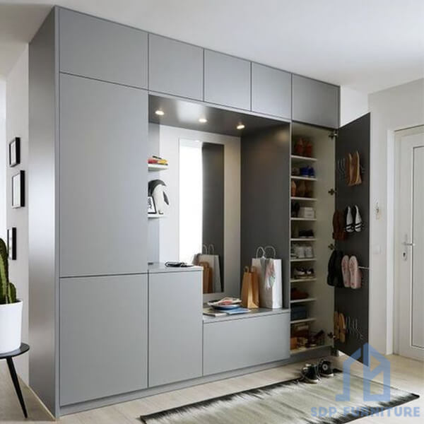 Kích thước tiêu chuẩn của tủ giày kịch trần Tủ giày kịch trần 30