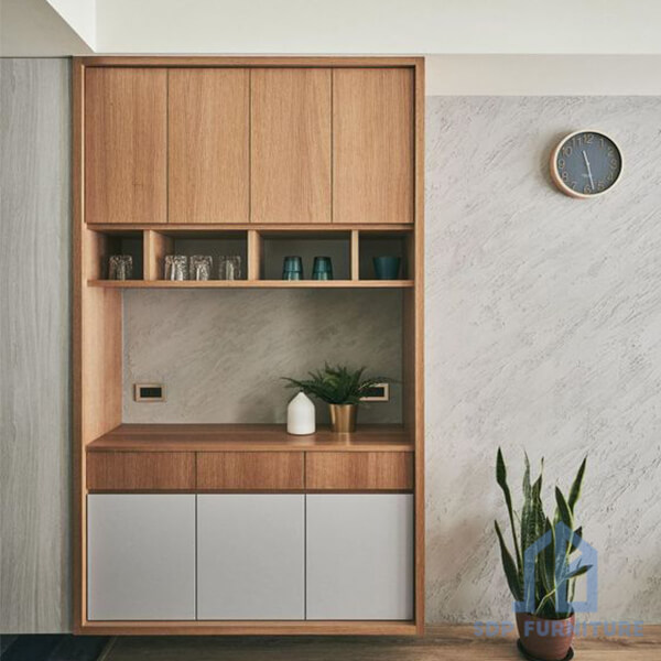 Mẫu tủ giày kịch trần đẹp giúp sắp xếp và bảo quản giày dép cho gia đình Tủ giày kịch trần 25