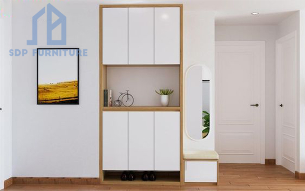 Tủ giày kịch trần thông minh cho không gian nhà phố Tủ giày kịch trần 2