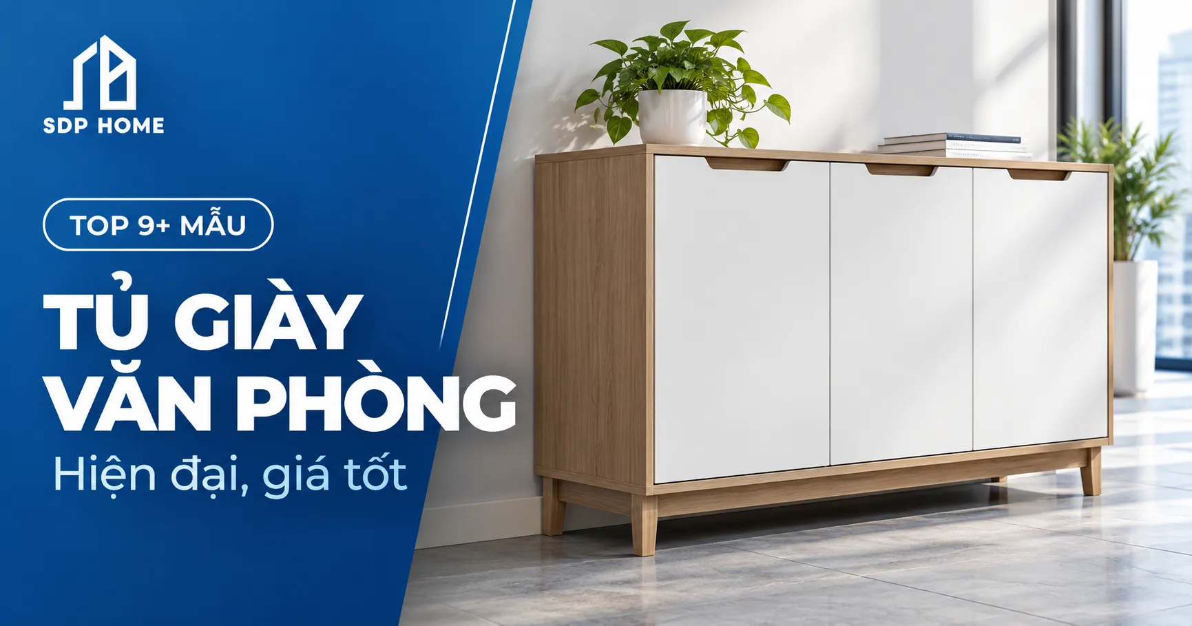 mẫu tủ giày văn phòng