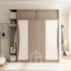 Tủ quần áo cửa lùa tích hợp bàn trang điểm và kệ trang trí 1